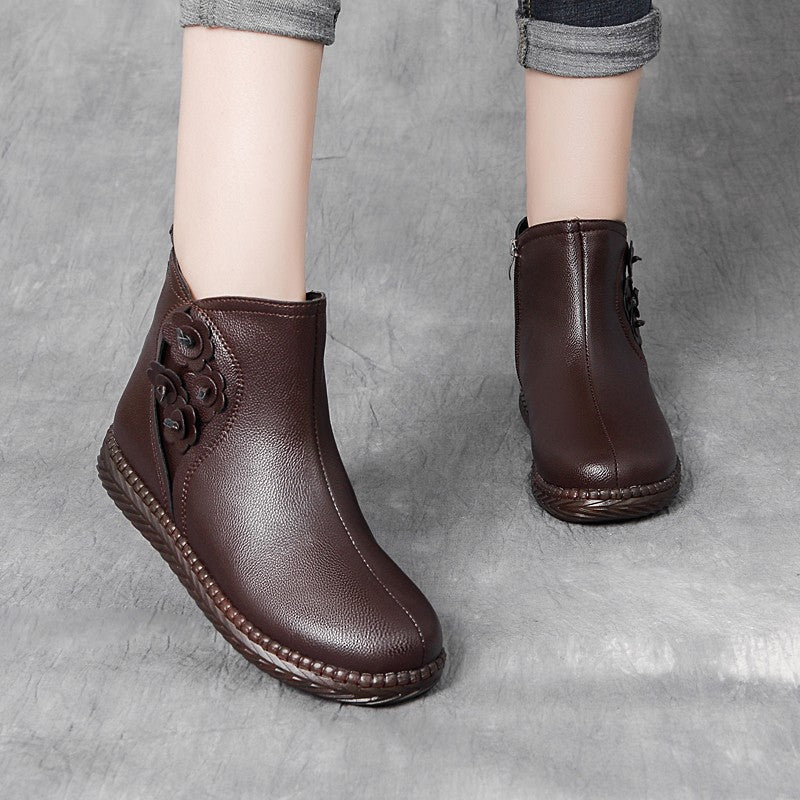 Botas de piel de mujer