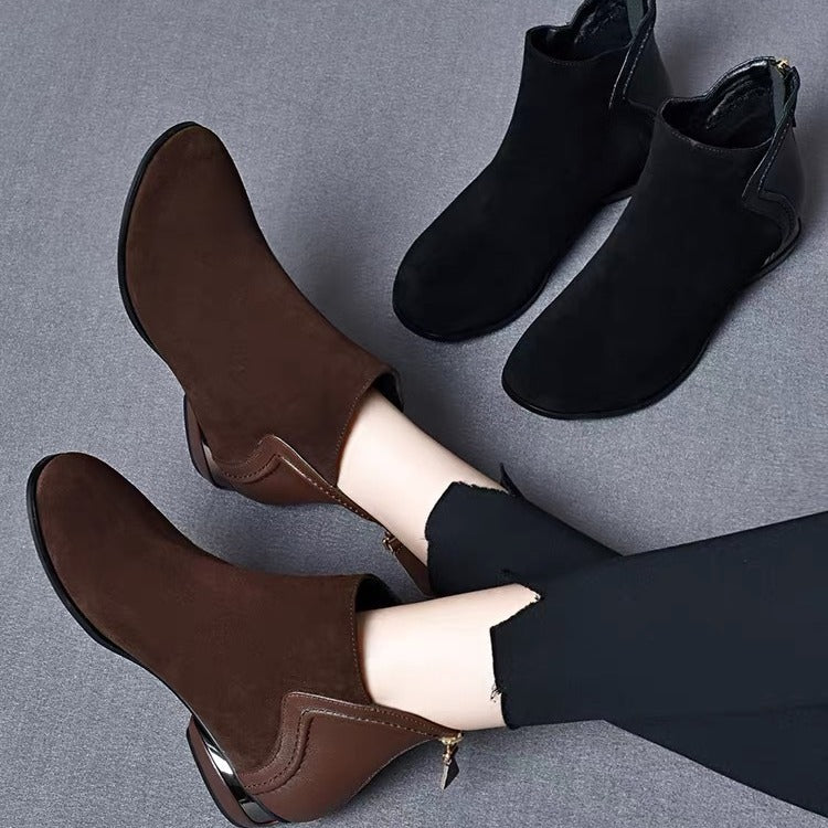 Botas de mujer de piel